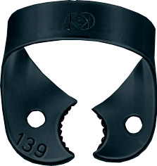 Kofferdamklammer svart #139