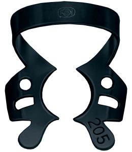 Kofferdamklammer svart #205