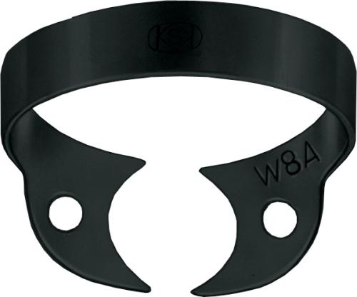 Kofferdamklammer svart #W8A (B1)