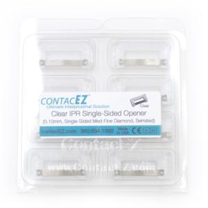 ContacEZ IPR, Transparent  Opener 0,10 mm, enkelsidig, 8 st/frp