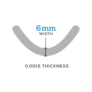 Greater Curve Micro standard bands, 6 mm, 50st