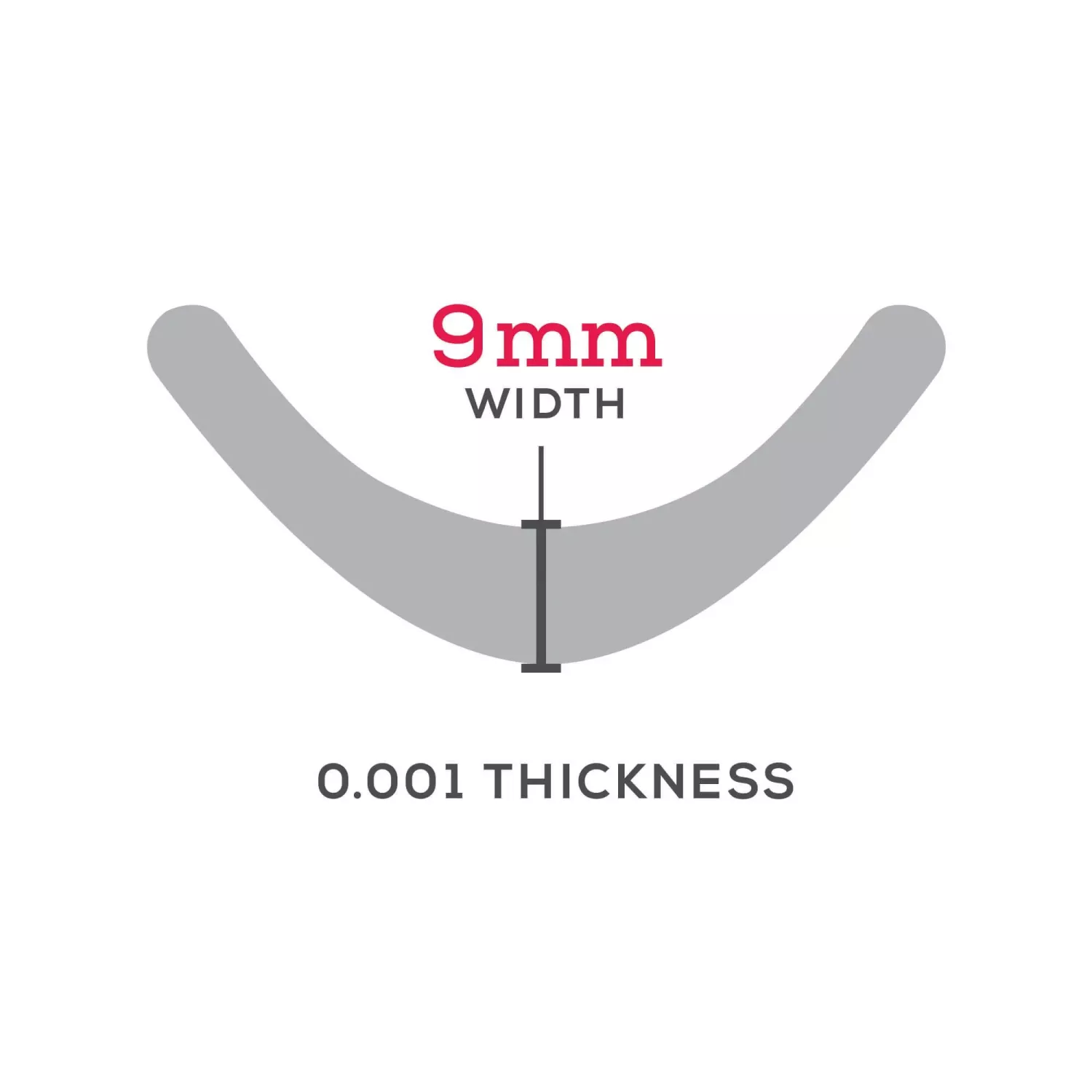 Greater Curve  Micro Wide bands, 9mm, 50st