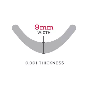 Greater Curve  Micro Wide bands, 9mm, 50st