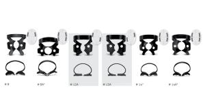 Kofferdamklammer svart #14