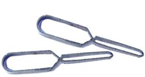 Strauss klämmor för retainer, 3st