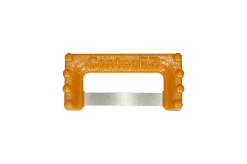 ContacEZ orange 0,05 mm, enkelsidig fin diamantbeläggning, sågtandat 8st