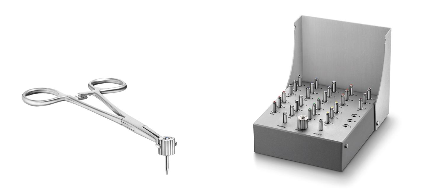 Sidekick implantatnyckelkit inkl. tång