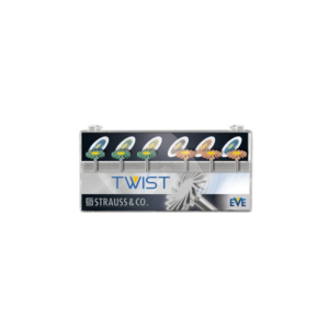 Twist polerkit för zirconia, 6 st/frp