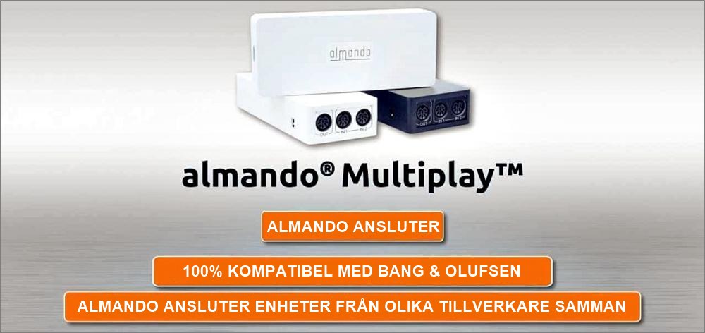 Almando anslutar, enheter från olika tillverkare av TV och Stereo tillsammans, 100% kompatibel med bang & olufsen
