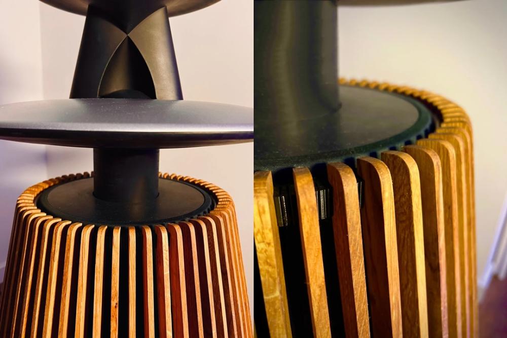 BeoLab 5 - Öljytty tammi, puinen kansi.