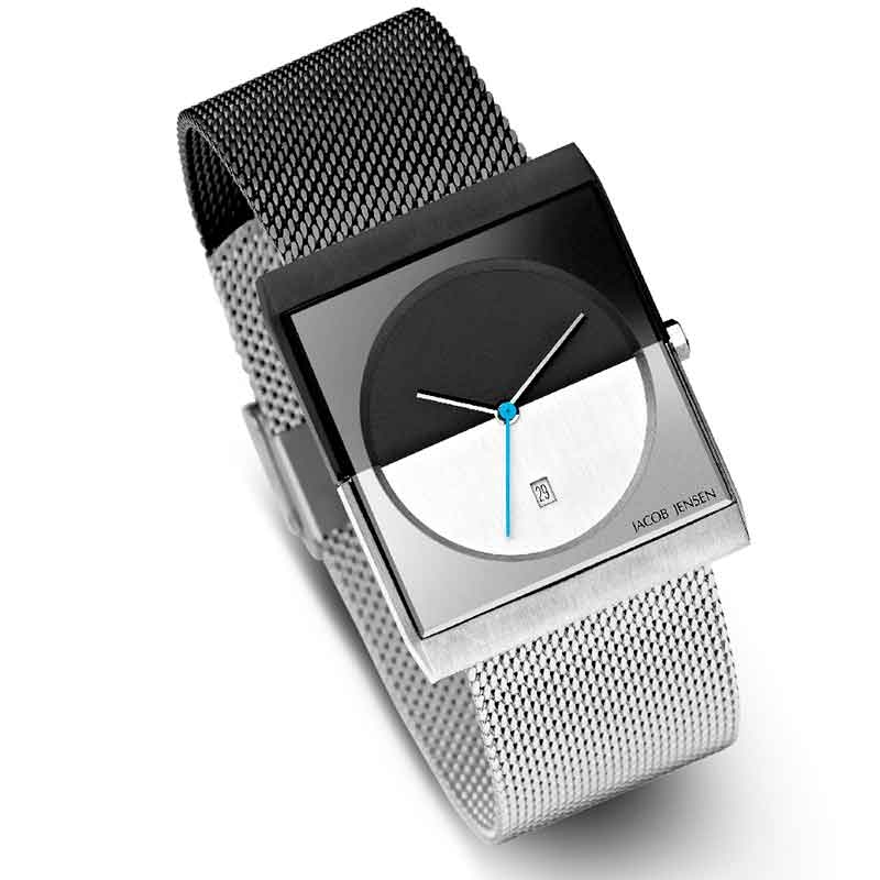 Jacob Jensen Classic Series, stål/svart PVD