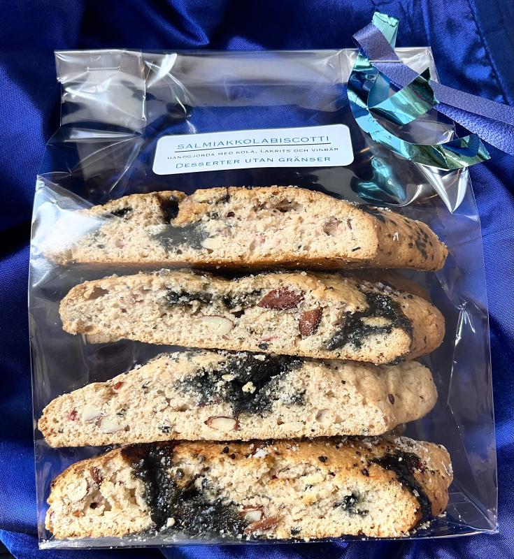 Salmiakkola biscotti