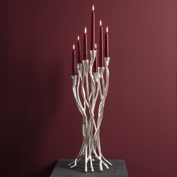 Ljusstake Roots Silver