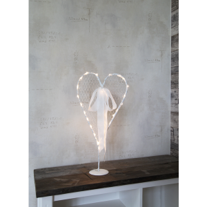 Lampa, Bordsdekoration Hjärta