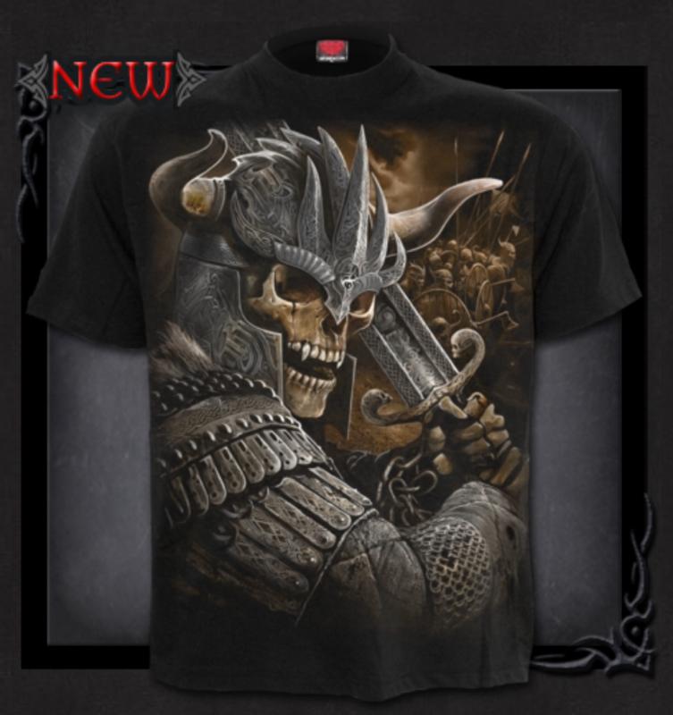 T-shirt, Spiral, Viking Warrior