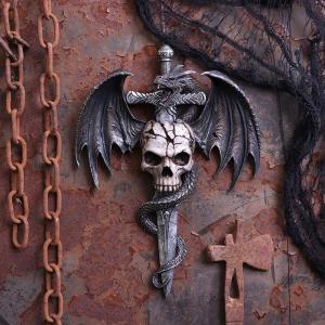 Väggdekoration, Draco Skull Wall Plaque