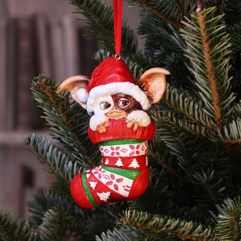 Julgransprydnad,Gizmo in Stocking