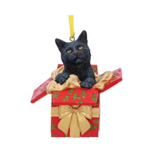 Julgransprydnad, Katt i paket