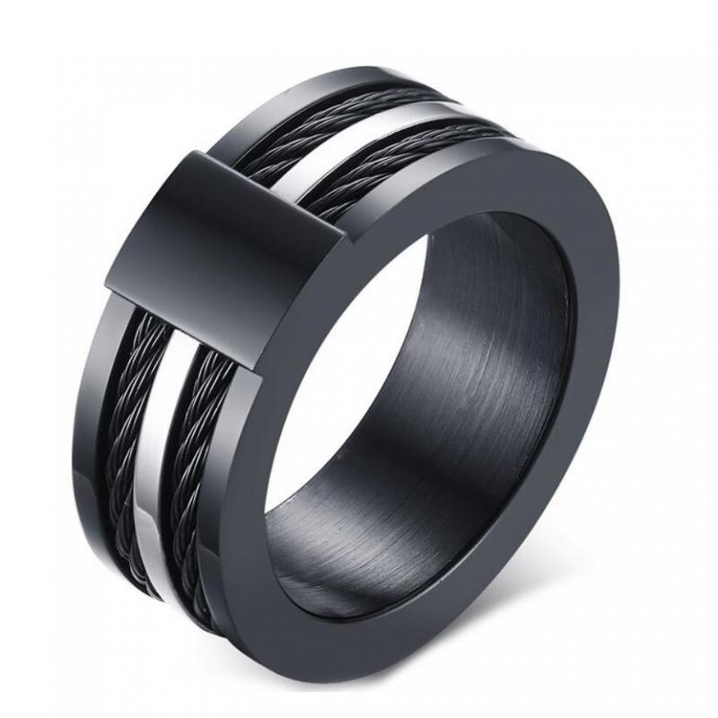 Ruff Ring, Black Wire