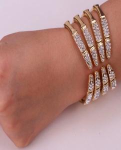 Skelett armband, Guld