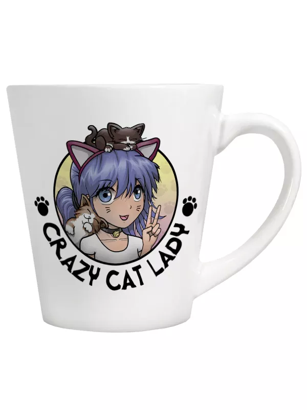Mugg, Crazy Cat Lady Latte mugg