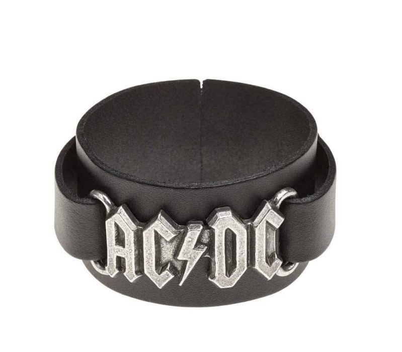 AC/DC Läderarmband