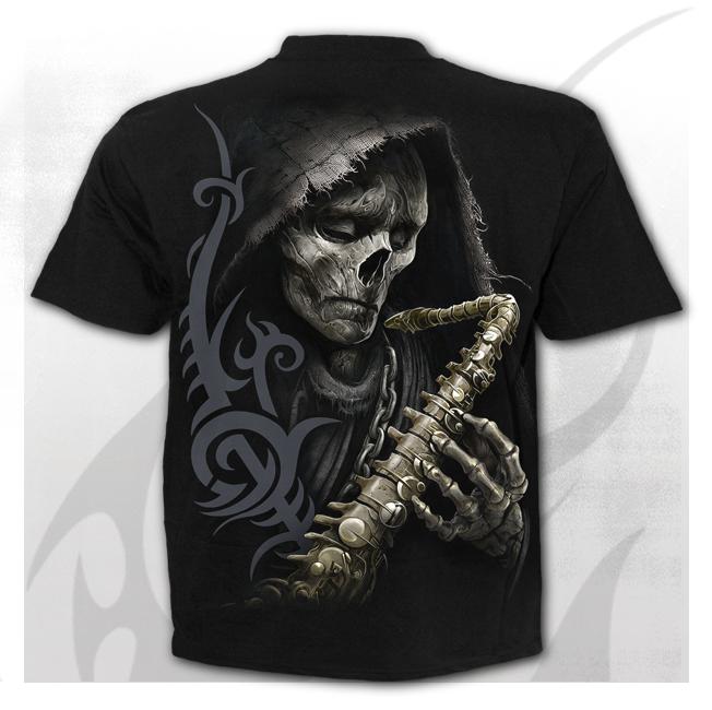 T-shirt, Spiral, Reaper Blues