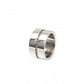 Ring, Rozy Silver, rostfritt stål.