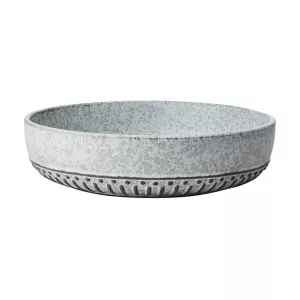 Antonia skål av stengods som är 20 diameter cm från Affari med grå/elfenben färg.