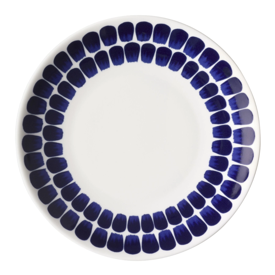 24h Tuokio tallrik 20 diameter cm i koboltblå från Arabia.