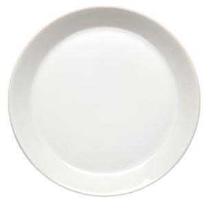 Höganäs, flat tallrik, 20 diameter cm, vit blank - 4 st/fp