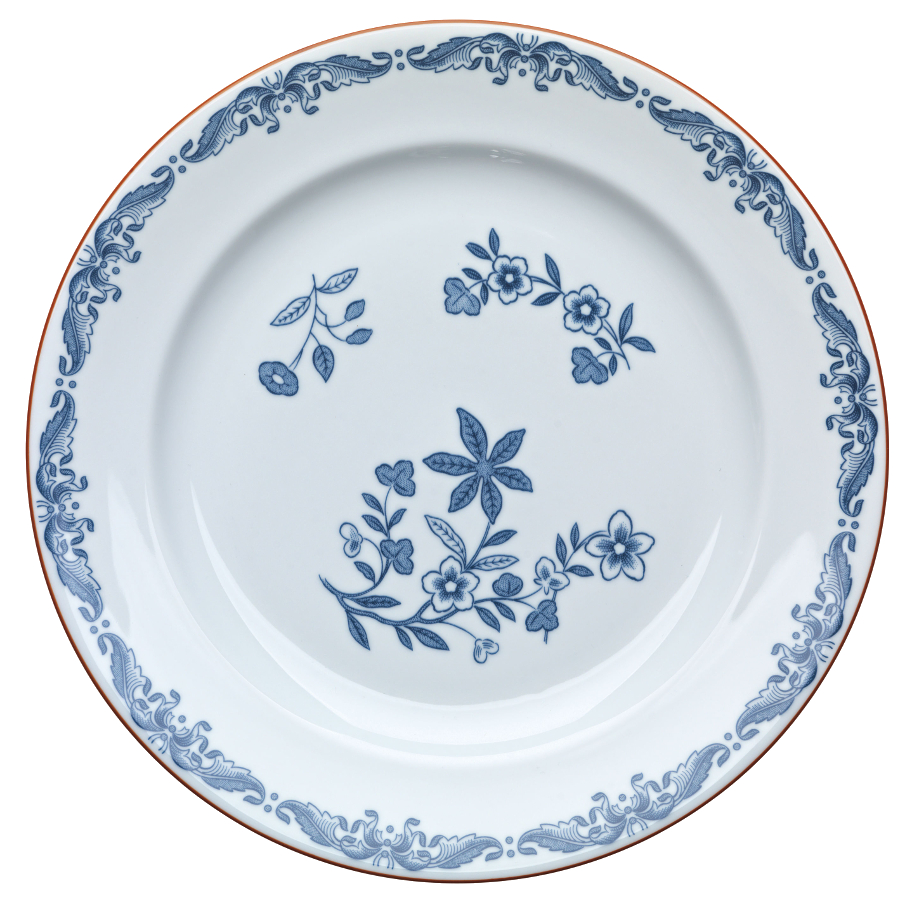 Ostindia, flat tallrik, 27 diameter cm - 6 st/fp