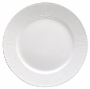 Swedish Grace, flat tallrik, 27 diameter cm, Snö - 6 st/fp