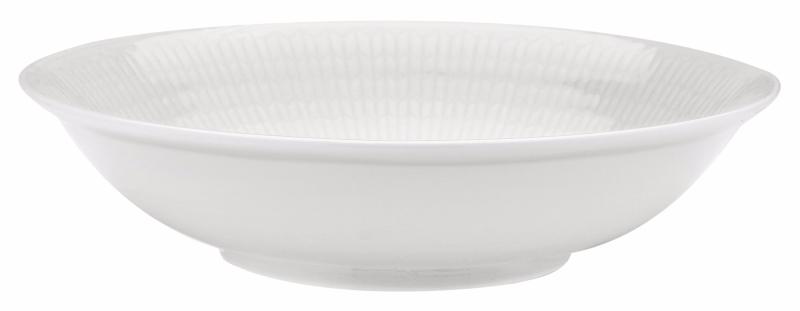 Swedish Grace, djup tallrik, 19 diameter cm, Snö - 6 st/fp