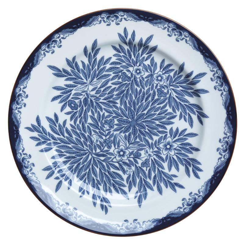 Ostindia Floris, flat tallrik, 27 diameter cm - 6 st/fp