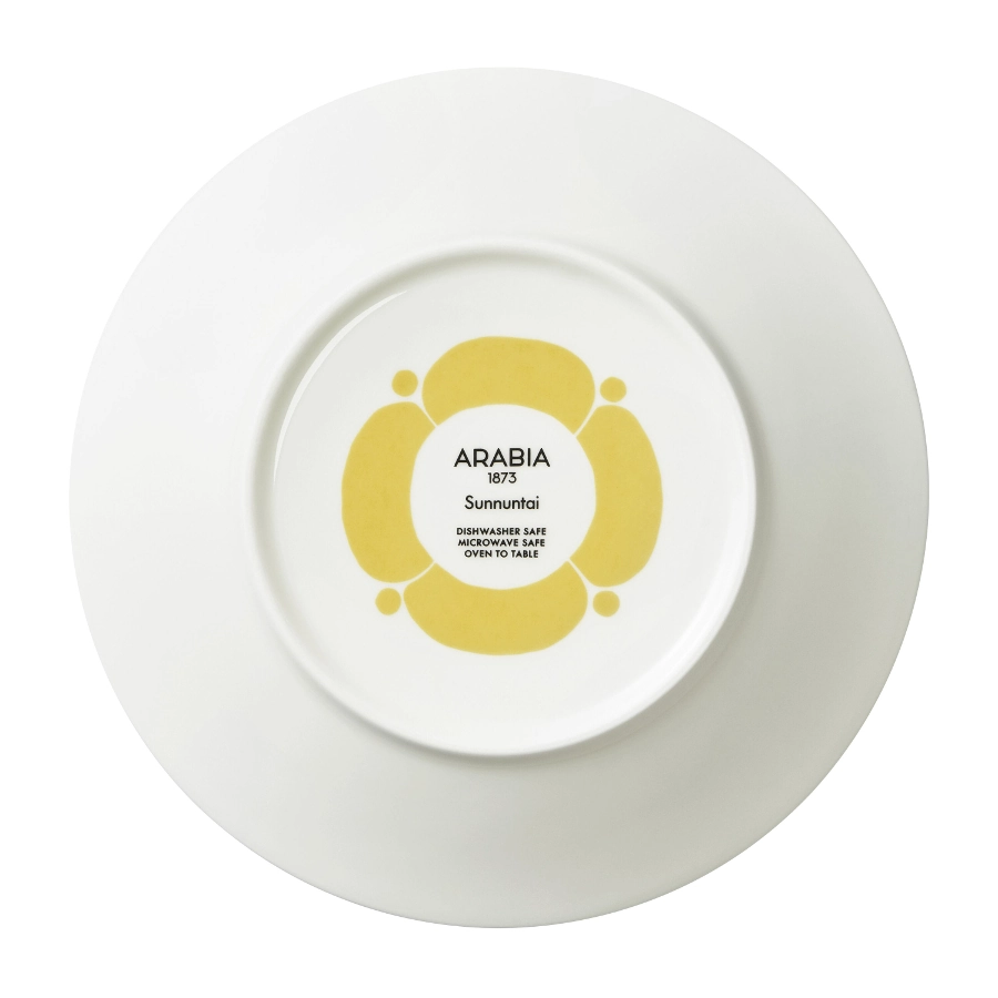 Sunnuntai fat 16,5 diameter cm i gult från Arabia.