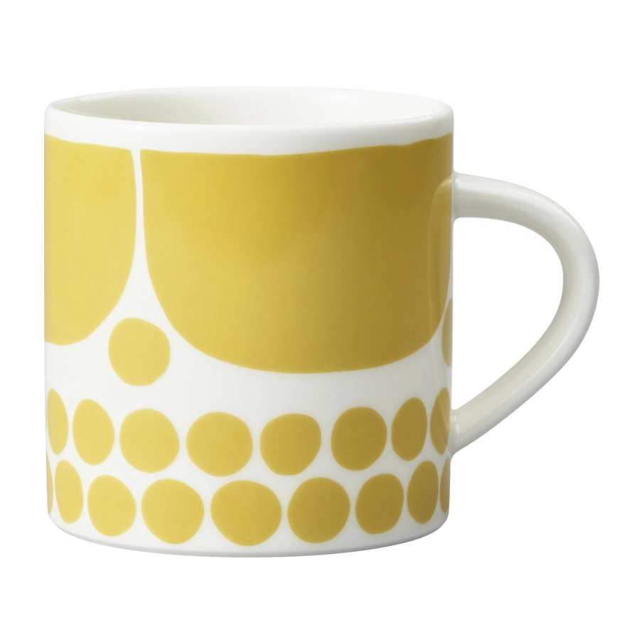 Sunnuntai mugg 35 cl i gult från Arabia.