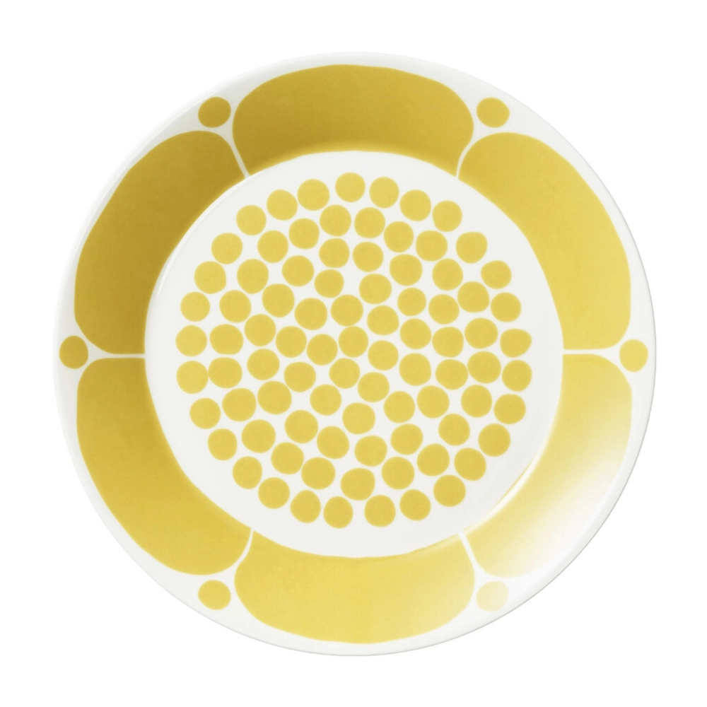 Sunnuntai tallrik 26 diameter cm i gult från Arabia.