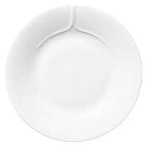 Pli Blanc, flat tallrik, 17 diameter cm - 6 st/fp