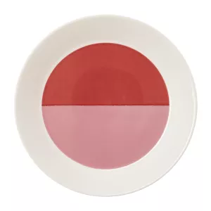 Vuokko tallrik 21 diameter cm 2-väri rosa-röd från Arabia.