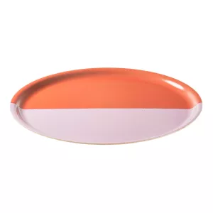 Vuokko bricka 35 diameter cm 2-väri rosa-röd från Arabia.