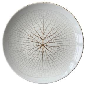 Hotel tallrik 23 diameter cm dekor Löv 3 - 12 st/fp