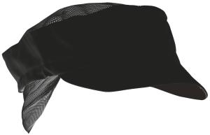 Monica, keps, nät och hårpåse