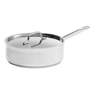 Traktörpanna 28 diameter cm av rostfritt stål med lock från Patina som rymmer 6 liter.