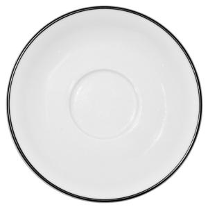 Nana kaffefat 17 diameter cm dekor svart rand - 6 st/fp