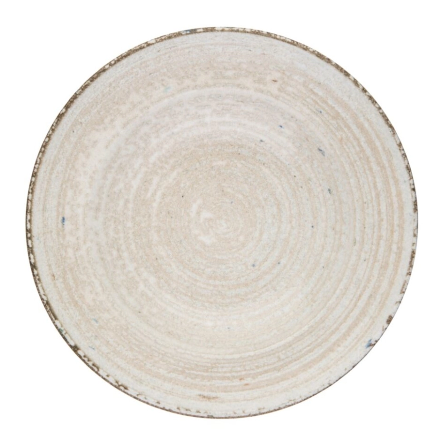 Mocha Miro djup tallrik 25 diameter cm från ID Fine.