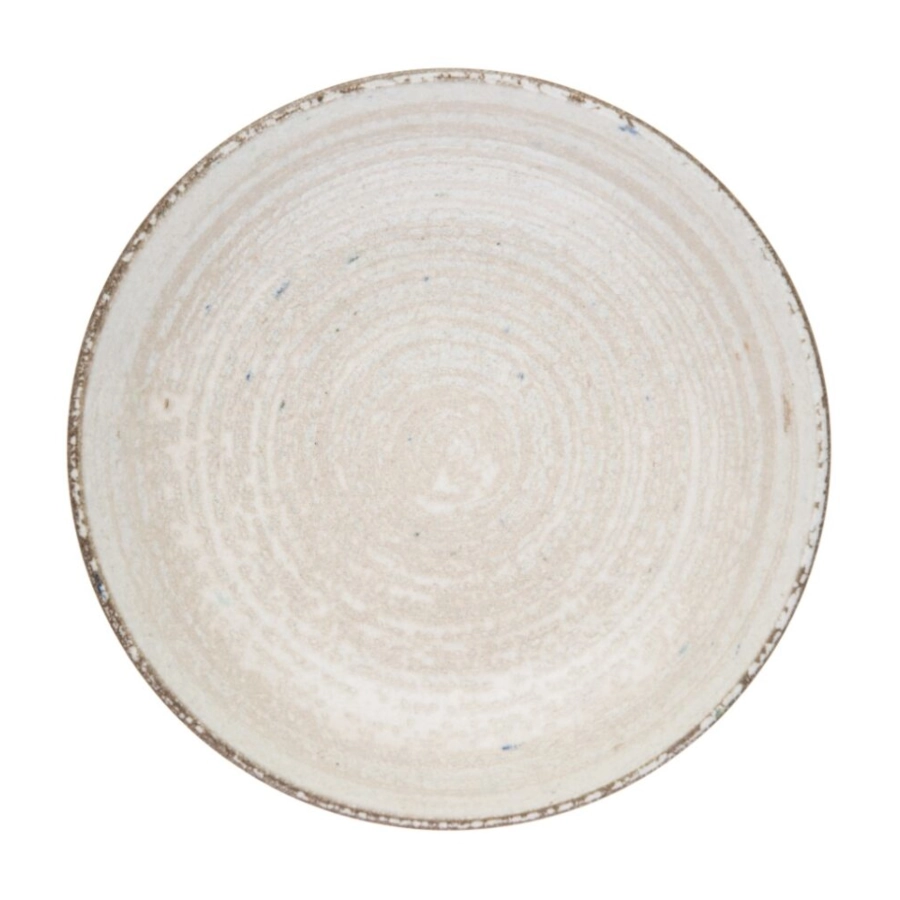 Mocha Miro djup tallrik 29 diameter cm från ID Fine.