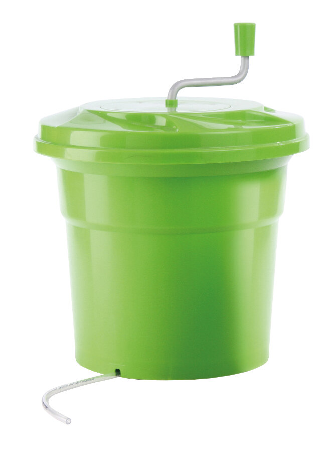 Salladsslunga 25 liter från Hendi i grön färg.