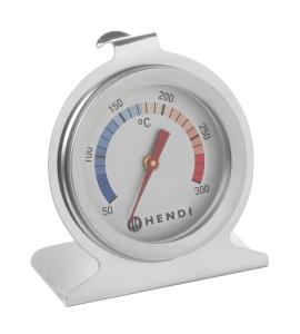 Ugnstermometer med stativ och krok, rostfritt