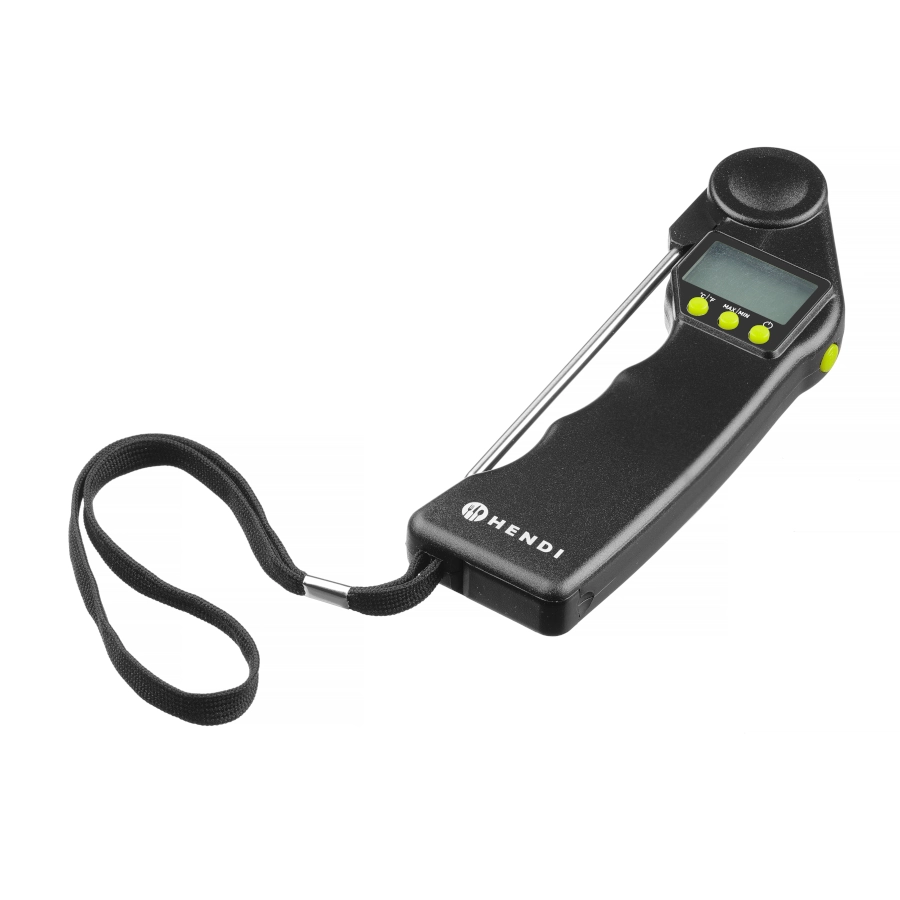 Digital instickstermometer med infällbar mätsticka från Hendi.